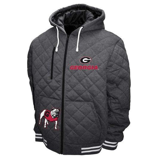 Georgia Bulldogs Franchise Club Mens Quilted Jacket