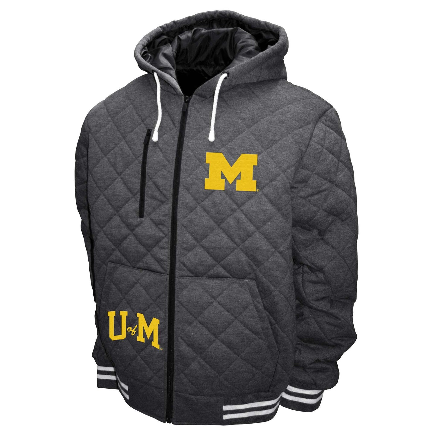 Michigan Wolverines Franchise Club Mens Quilted Jacket