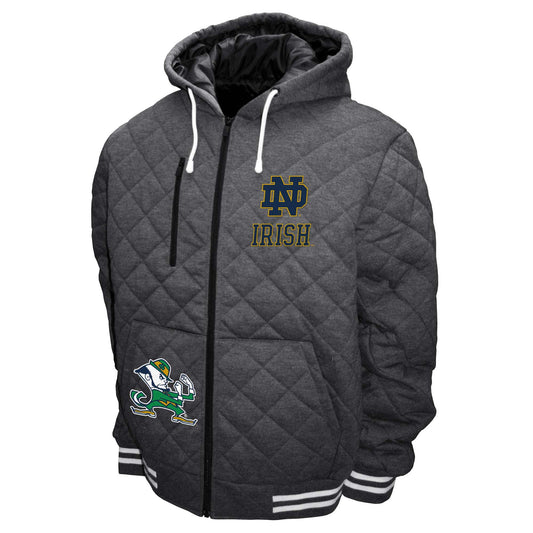 Notre Dame Fighting Irish Franchise Club Mens Quilted Jacket