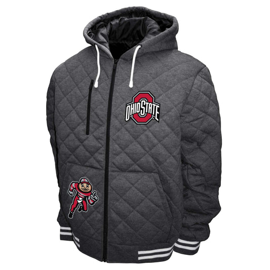 Ohio State Buckeyes Franchise Club Mens Quilted Jacket