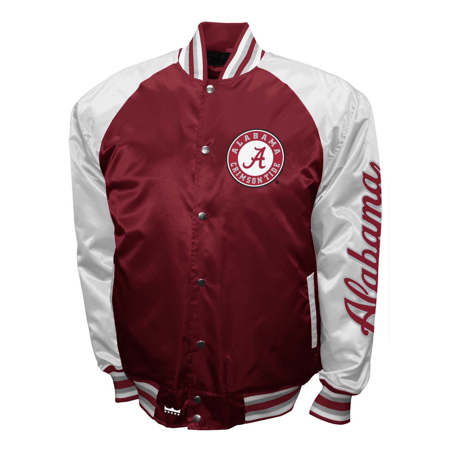 Alabama Crimson Tide Franchise Club Mens The Game Satin Jacket