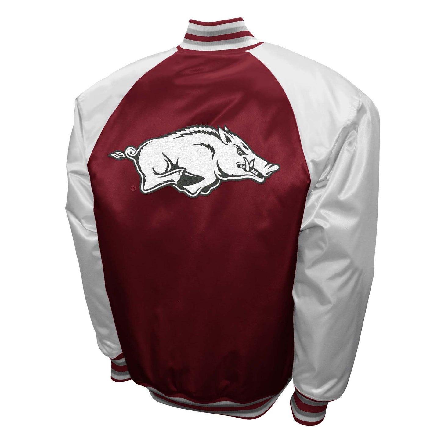 Arkansas Razorbacks Franchise Club Mens The Game Satin Jacket