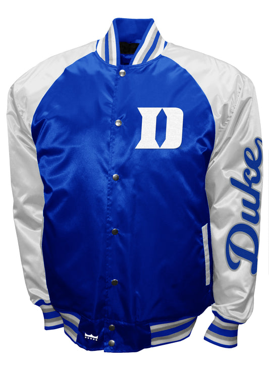 Duke Blue Devils Franchise Club Mens The Game Satin Jacket