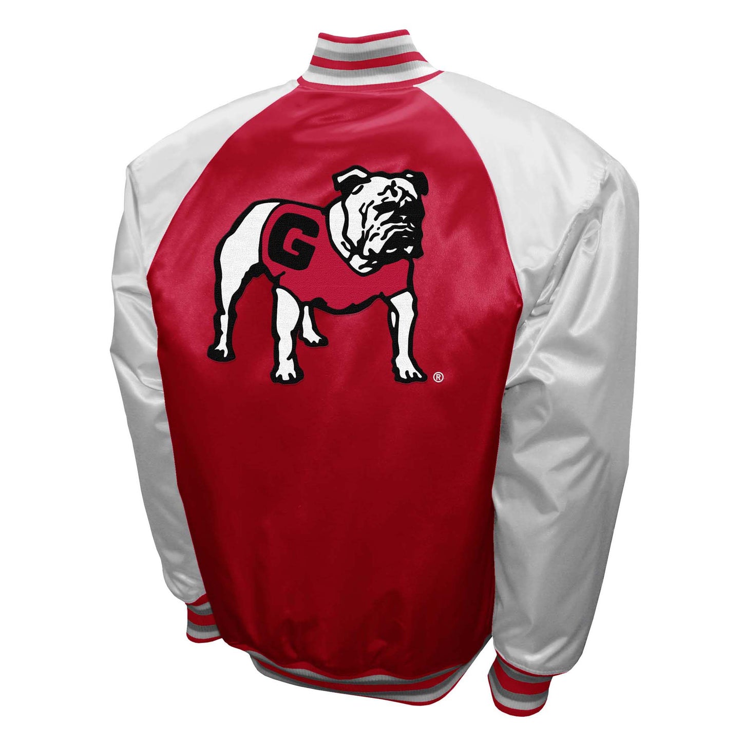 Georgia Bulldogs Franchise Club Mens The Game Satin Jacket