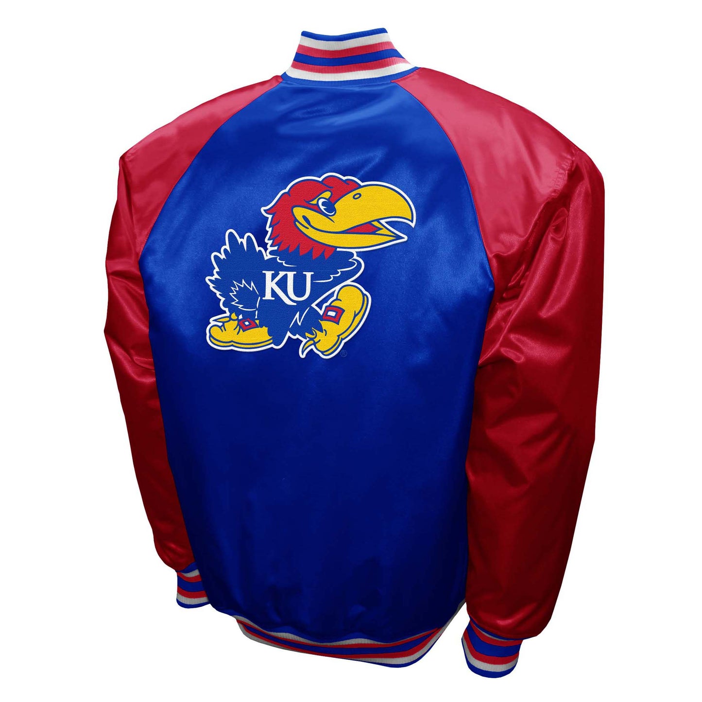 Kansas Jayhawks Franchise Club Mens The Game Satin Jacket