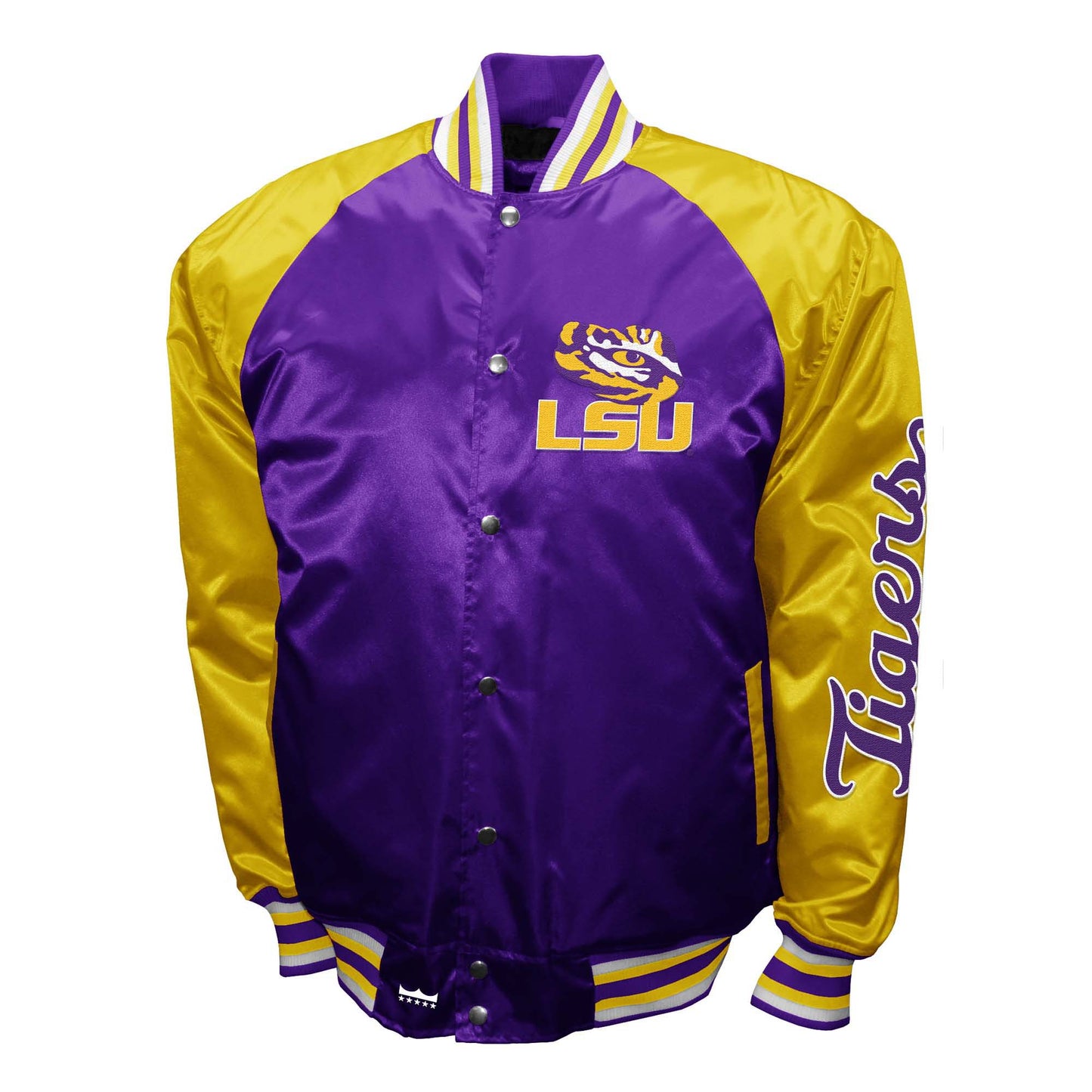 LSU Tigers Franchise Club Mens The Game Satin Jacket