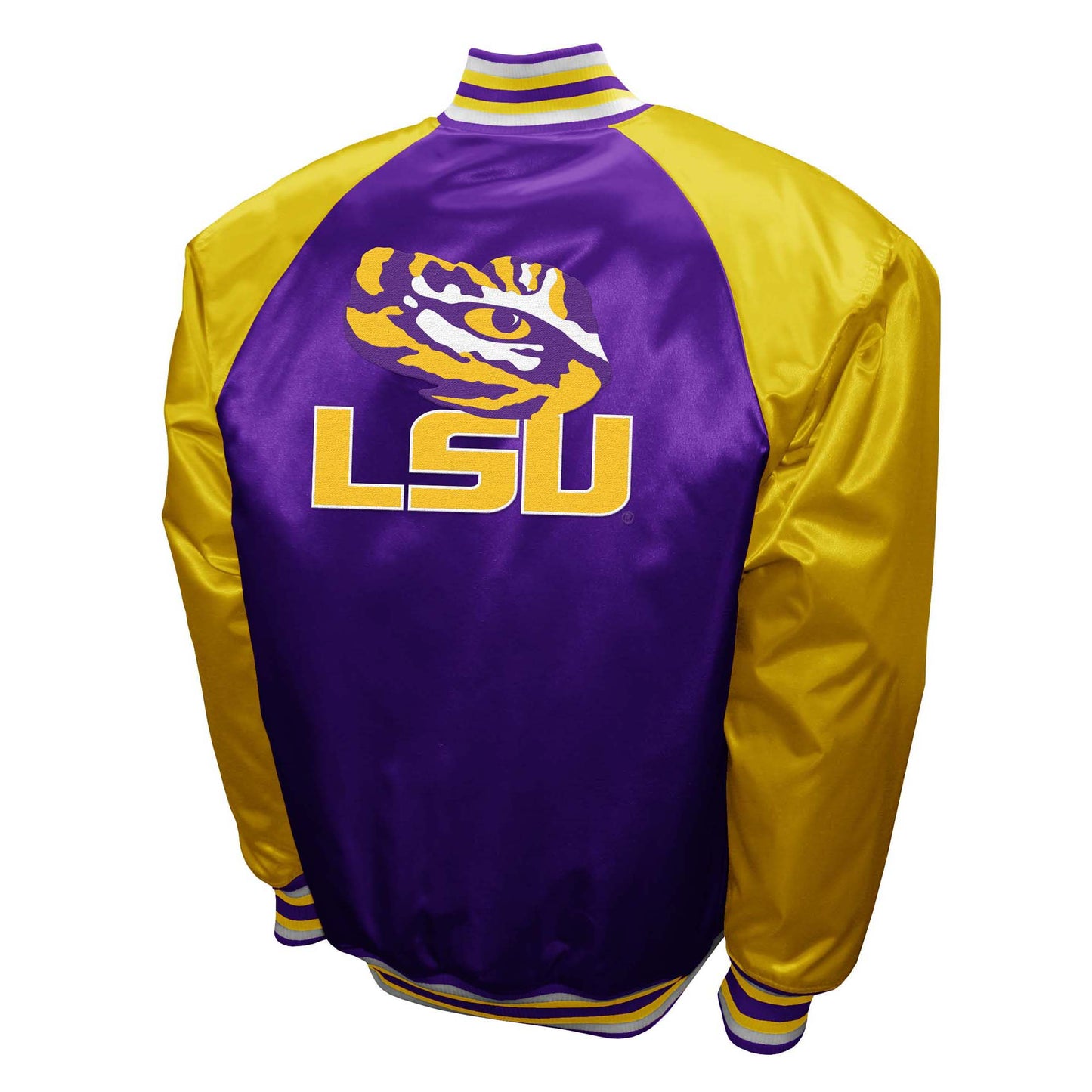 LSU Tigers Franchise Club Mens The Game Satin Jacket