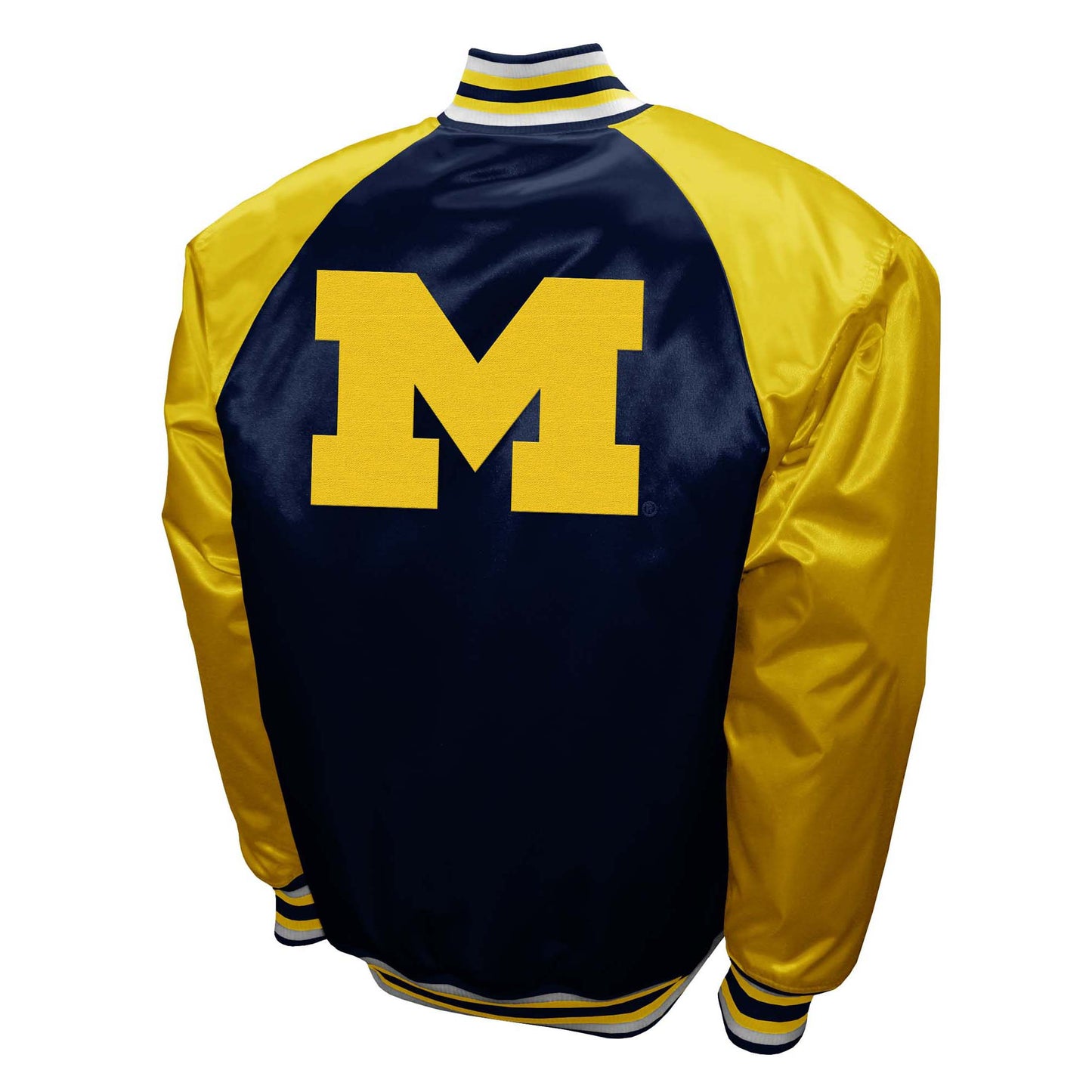 Michigan Wolverines Franchise Club Mens The Game Satin Jacket