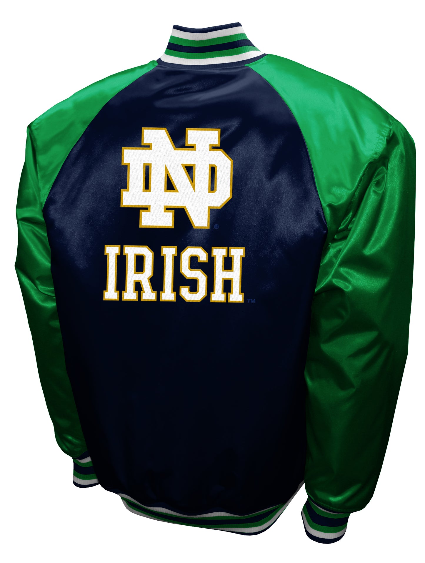 Notre Dame Fighting Irish Franchise Club Mens The Game Satin Jacket