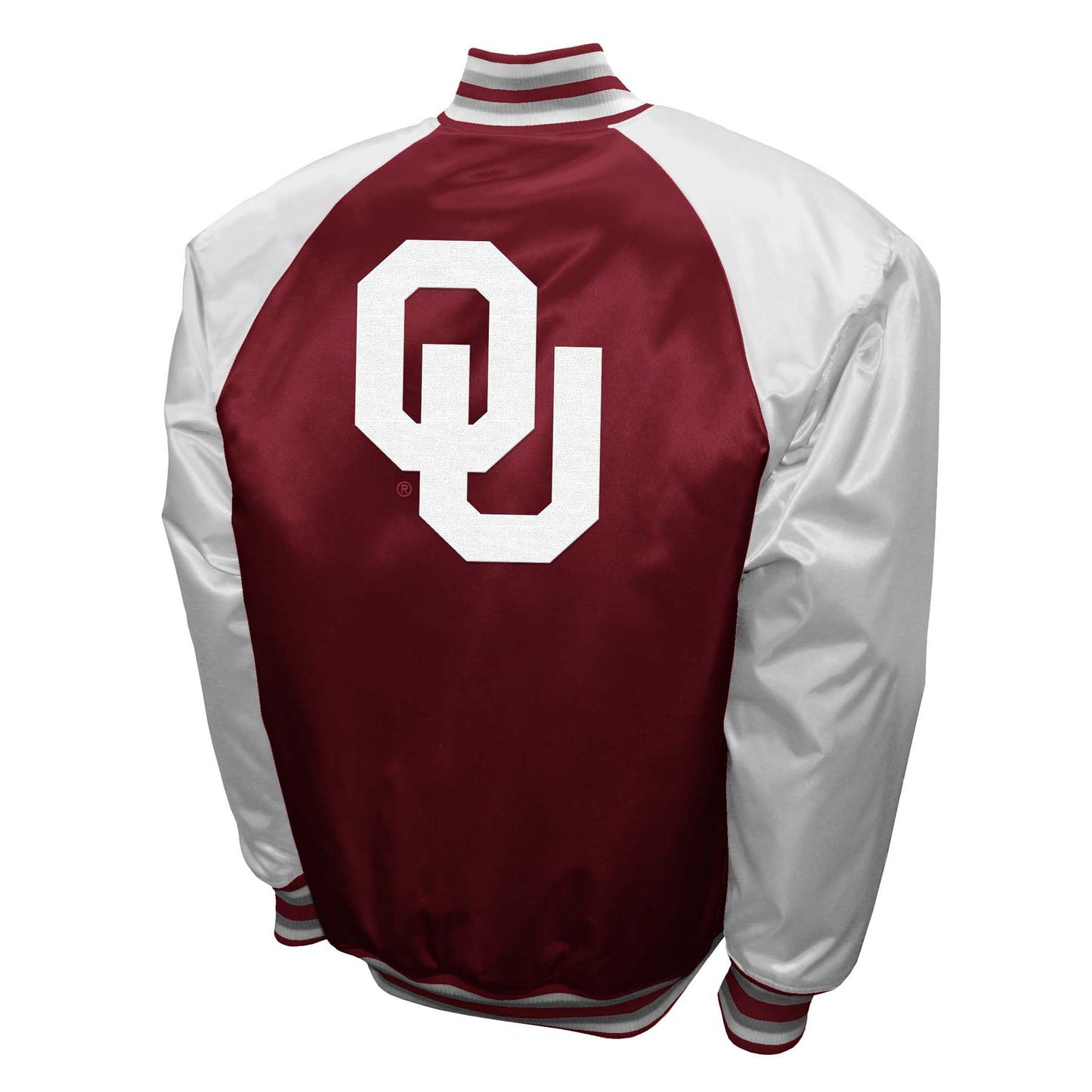 Oklahoma Sooners Franchise Club Mens The Game Satin Jacket