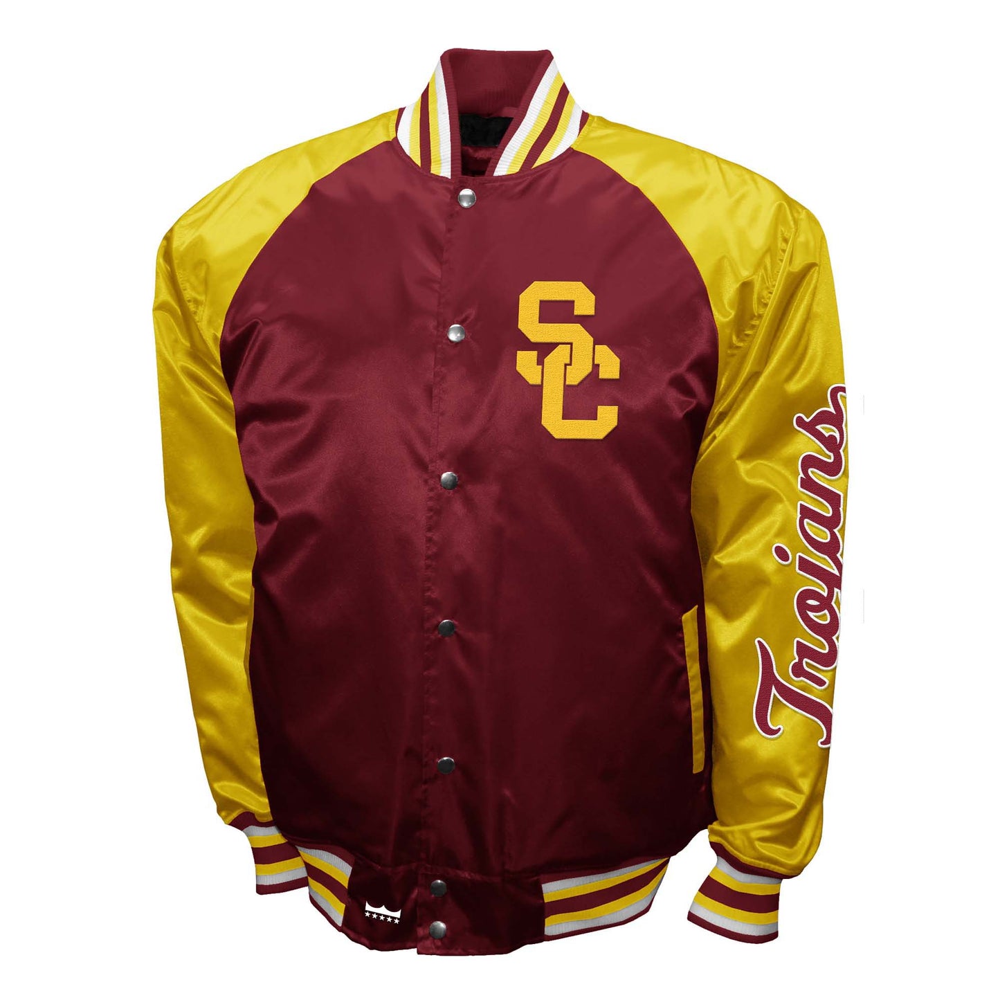 USC Trojans Franchise Club Mens The Game Satin Jacket