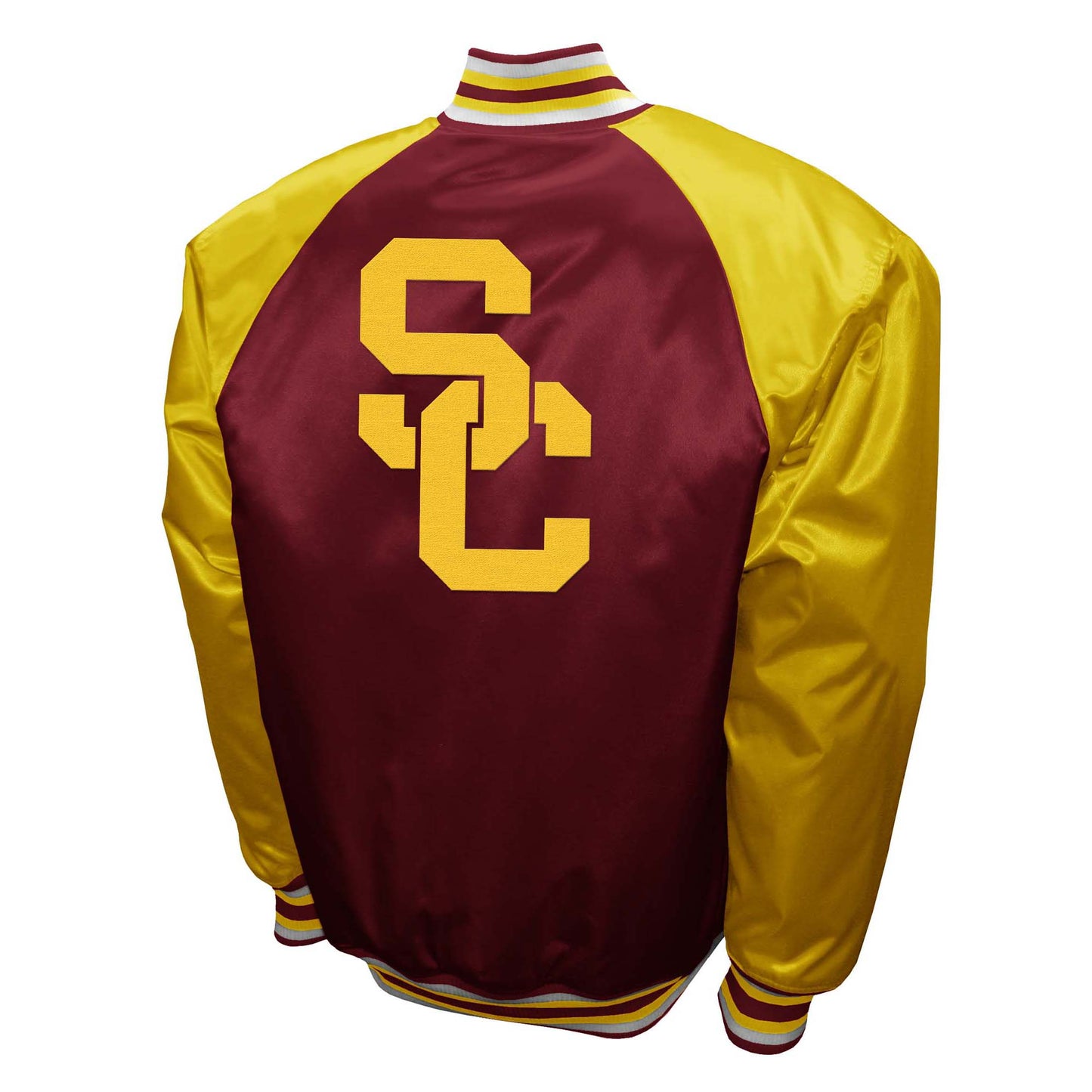 USC Trojans Franchise Club Mens The Game Satin Jacket