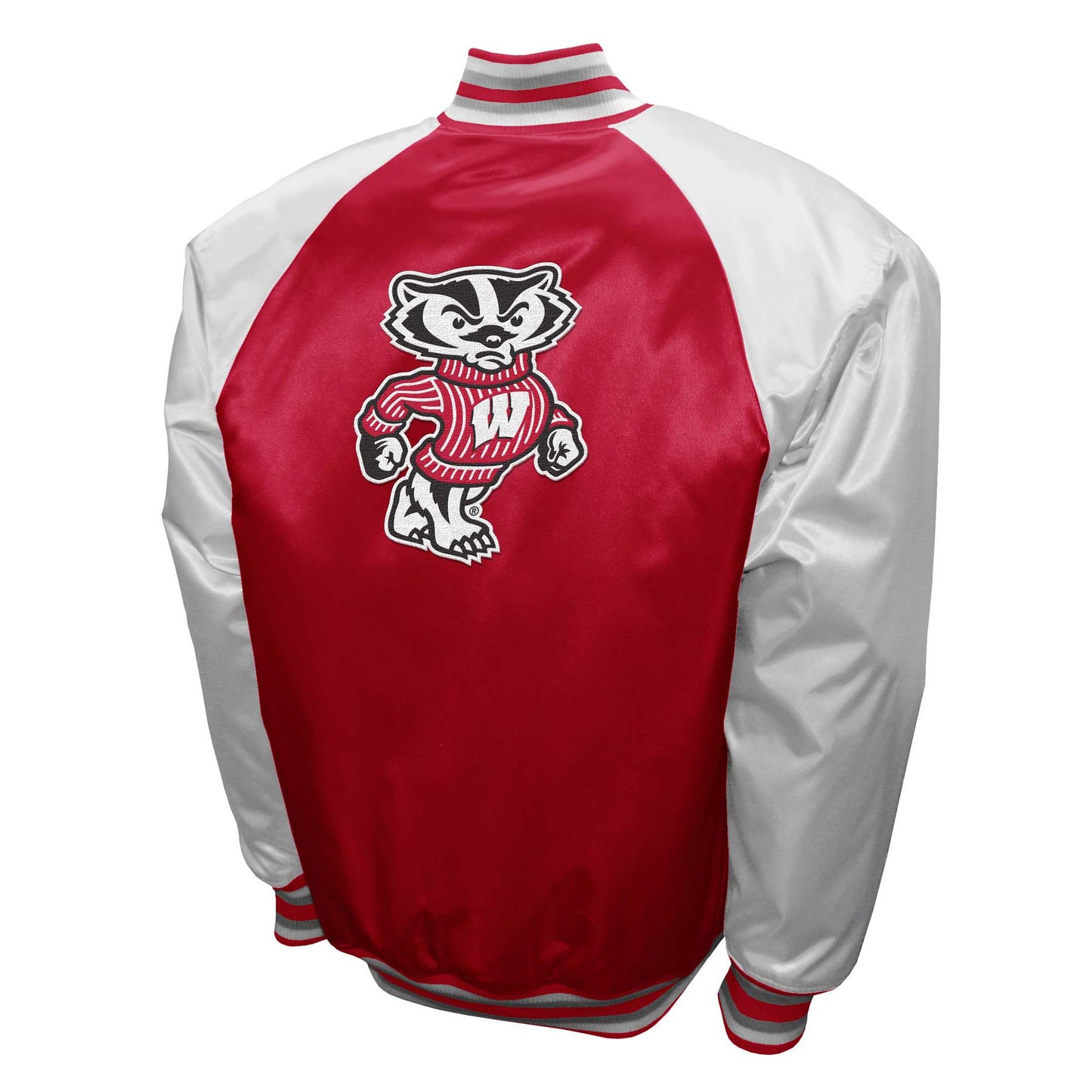 Wisconsin Badgers Franchise Club Mens The Game Satin Jacket