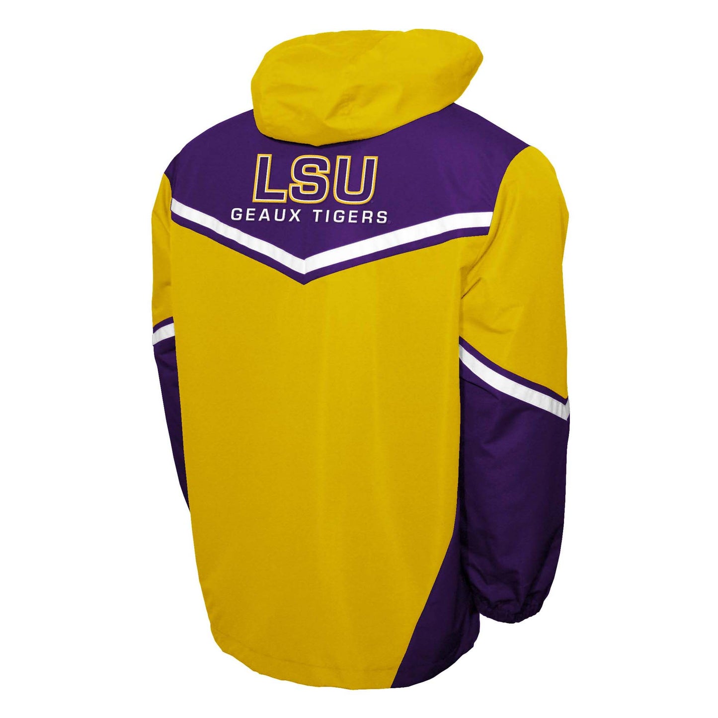 LSU Tigers Franchise Club Mens Action Anorak Pullover Lightweight Jacket