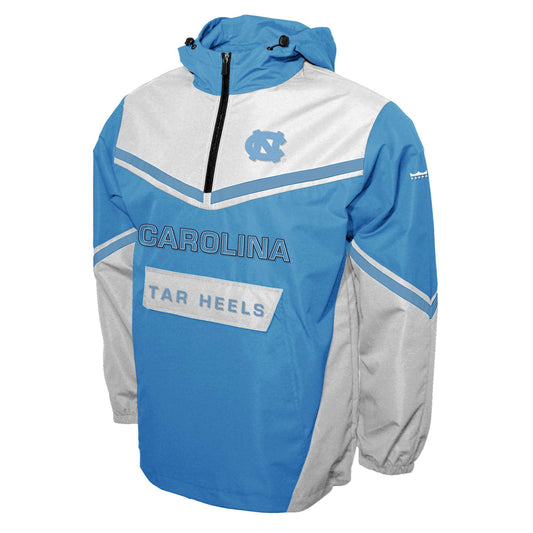 North Carolina Tar Heels Franchise Club Mens Action Anorak Pullover Lightweight Jacket