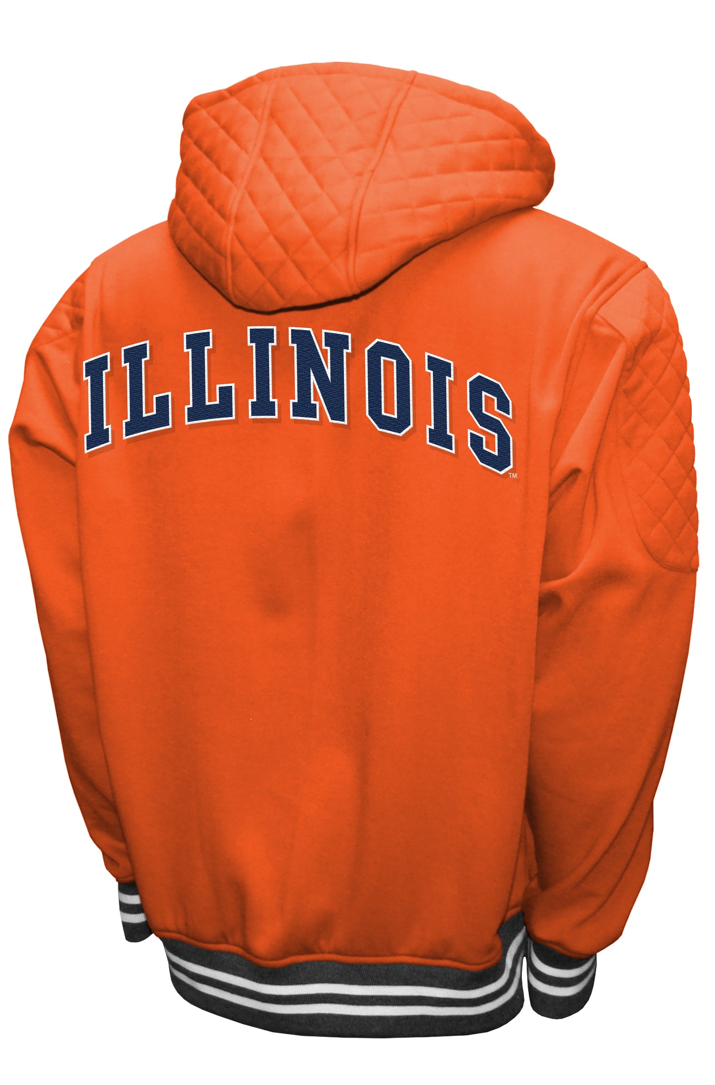 Illinois Fighting Illini Franchise Club Mens Grind Hoodie Jacket