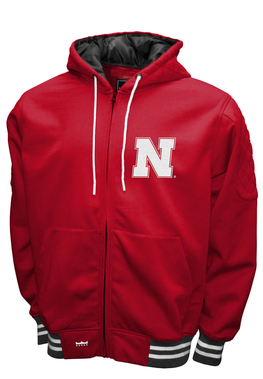 Nebraska Cornhuskers Franchise Club Mens Grind Hoodie Jacket