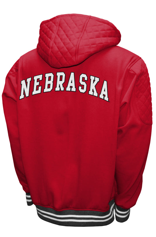 Nebraska Cornhuskers Franchise Club Mens Grind Hoodie Jacket