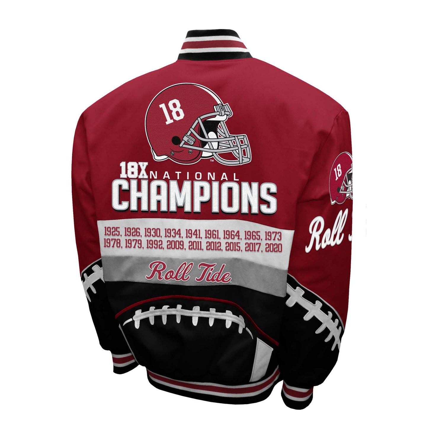 Alabama Crimson Tide Franchise Club Mens Commemorative Twill Jacket