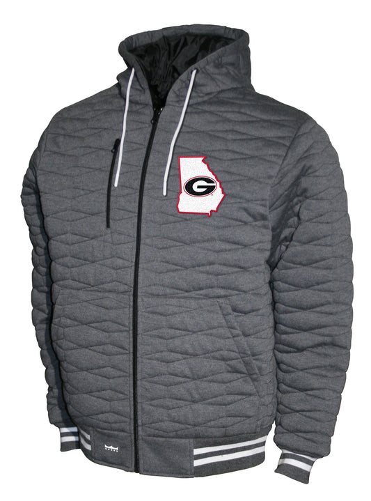 Georgia Bulldogs Franchise Club Mens H-Quilted Jacket