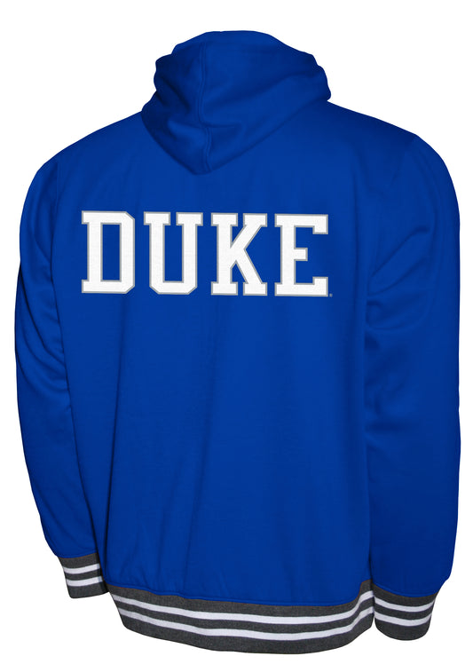 Duke Blue Devils Franchise Club Lightweight Embroidered Logos Full Zip Hoodie Style Jacket