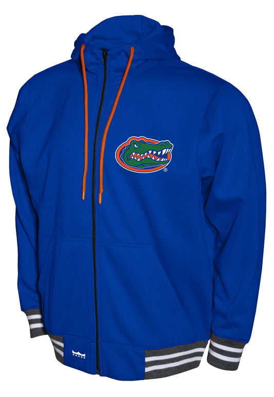 Florida Gators Franchise Club Lightweight Embroidered Logos Full Zip Hoodie Style Jacket
