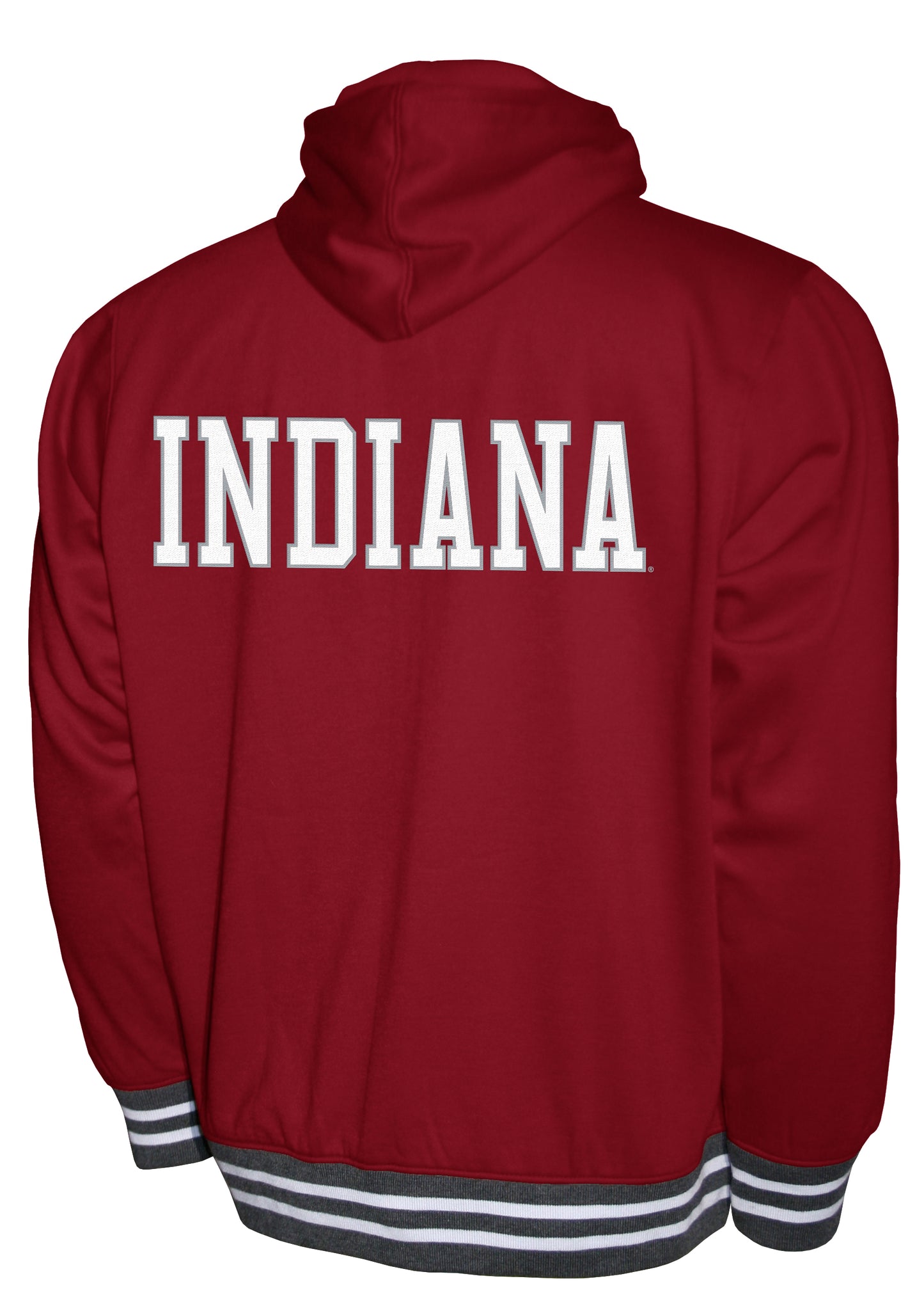 Indiana Hoosiers Franchise Club Lightweight Embroidered Logos Full Zip Hoodie Style Jacket