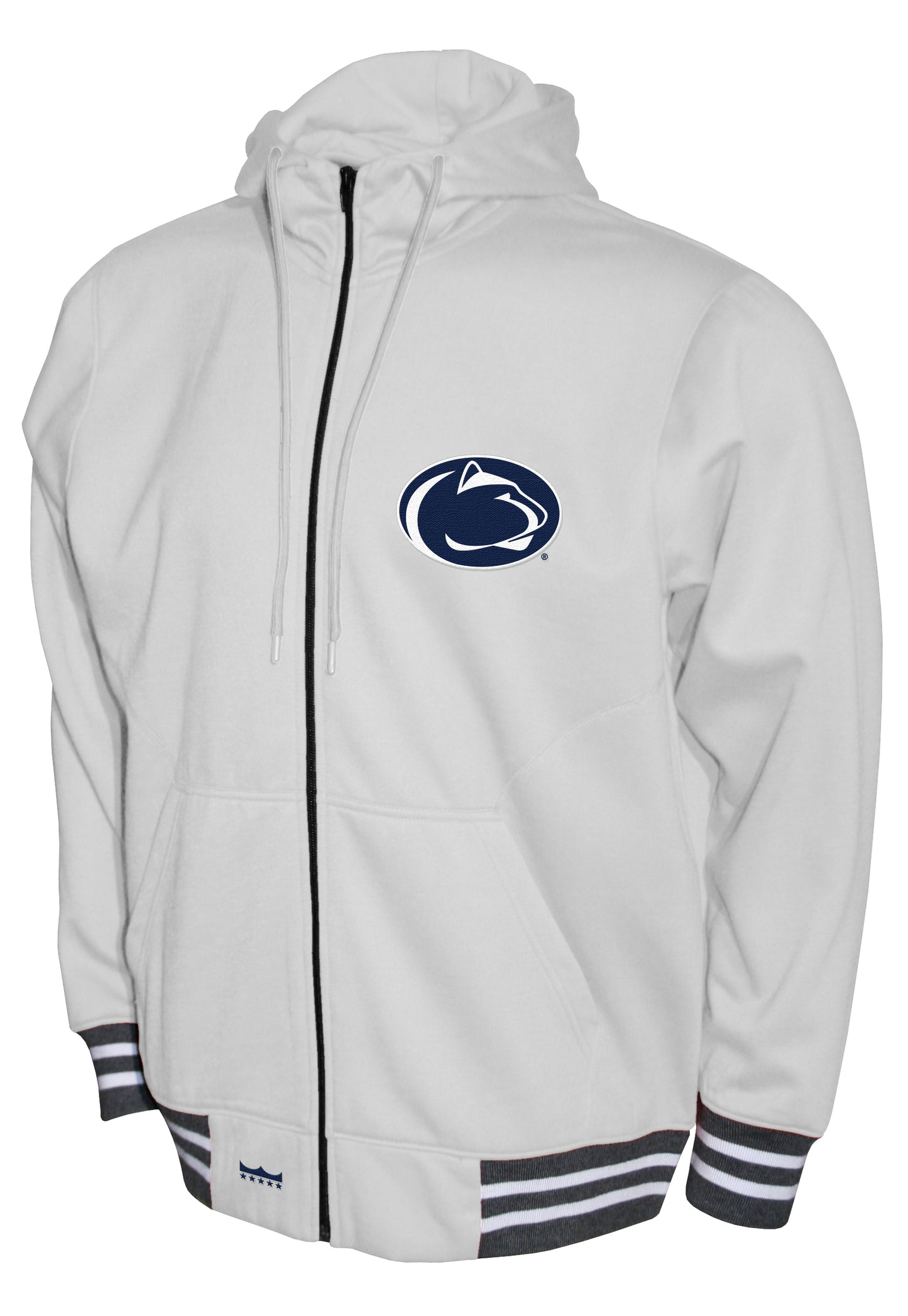 Penn State Nittany Lions Franchise Club Lightweight Embroidered Logos Full Zip Hoodie Style Jacket