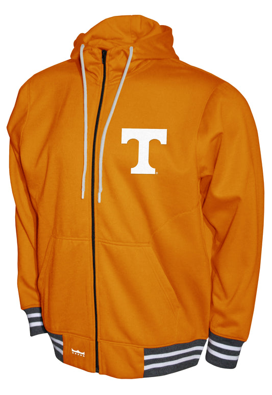 Tennessee Volunteers Franchise Club Lightweight Embroidered Logos Full Zip Hoodie Style Jacket