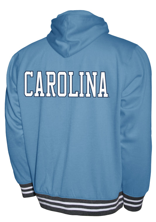 North Carolina Tar Heels Franchise Club Lightweight Embroidered Logos Full Zip Hoodie Style Jacket