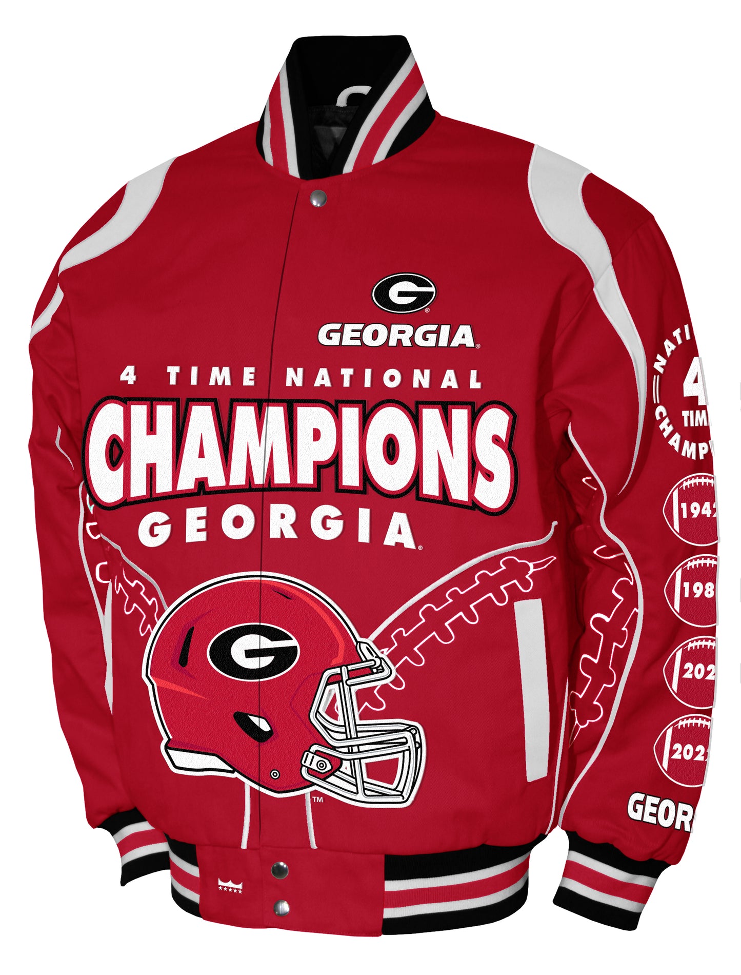 Georgia Bulldogs Franchise Club Mens Commemorative Twill Jacket