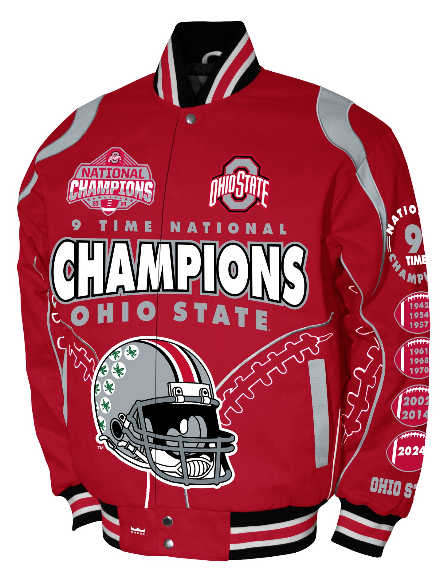 Ohio State Buckeyes Franchise Club Mens Commemorative Twill Jacket