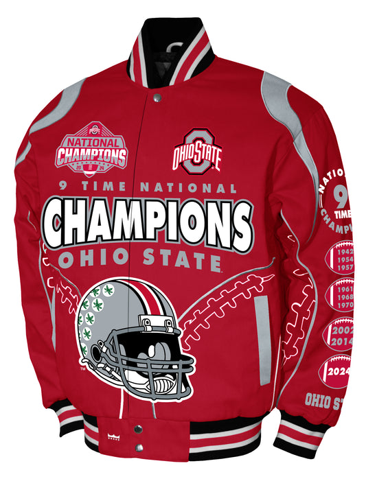 Ohio State Buckeyes Franchise Club Mens Commemorative Twill Jacket