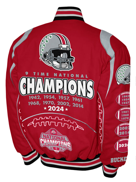 Ohio State Buckeyes Franchise Club Mens Commemorative Twill Jacket
