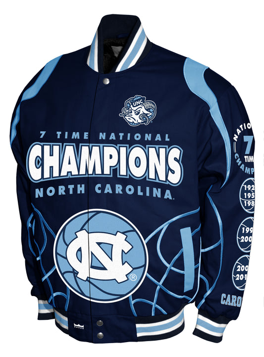 North Carolina Tar Heels Franchise Club Mens Commemorative Twill Jacket