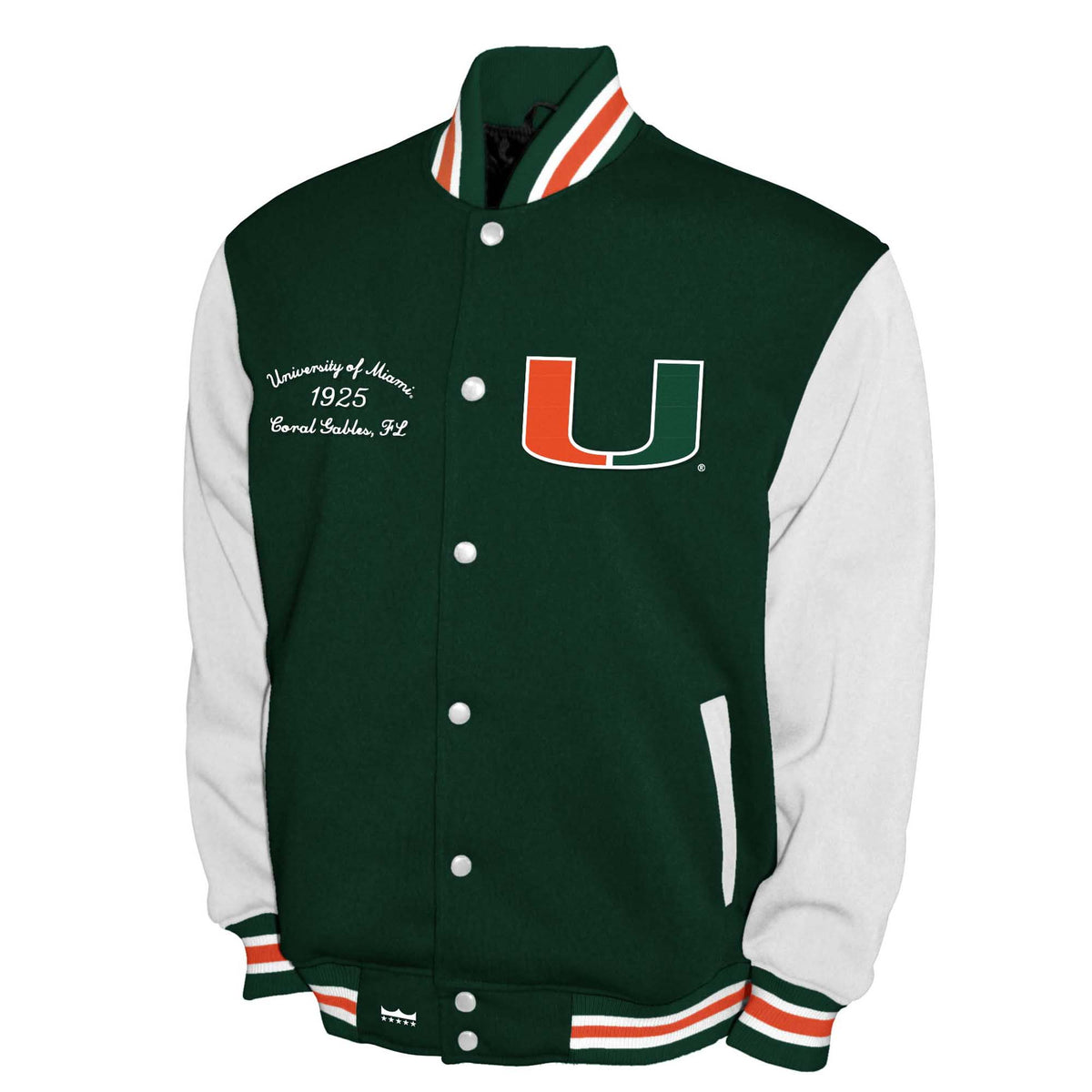 Miami Hurricanes Franchise Club Varsity Fleece Jacket