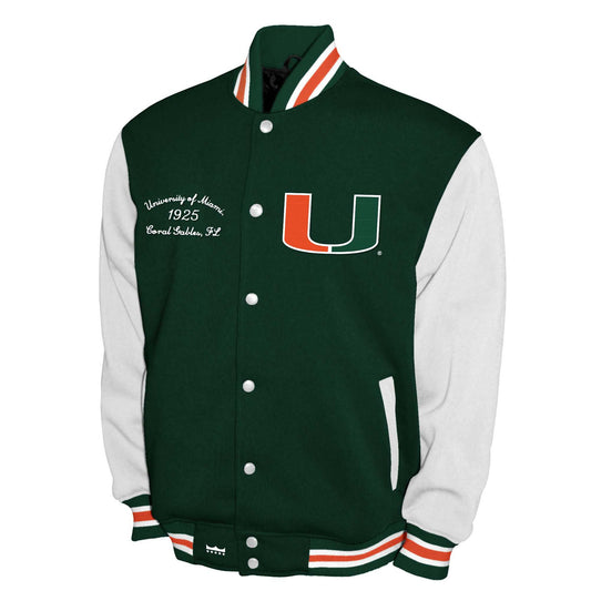 Miami Hurricanes Franchise Club Varsity Fleece Jacket