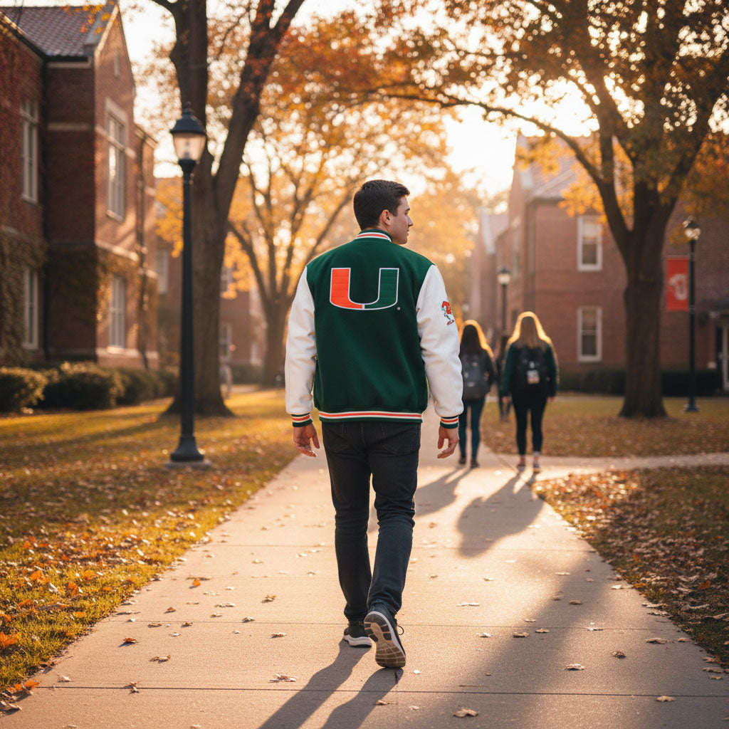 Miami Hurricanes Franchise Club Varsity Fleece Jacket