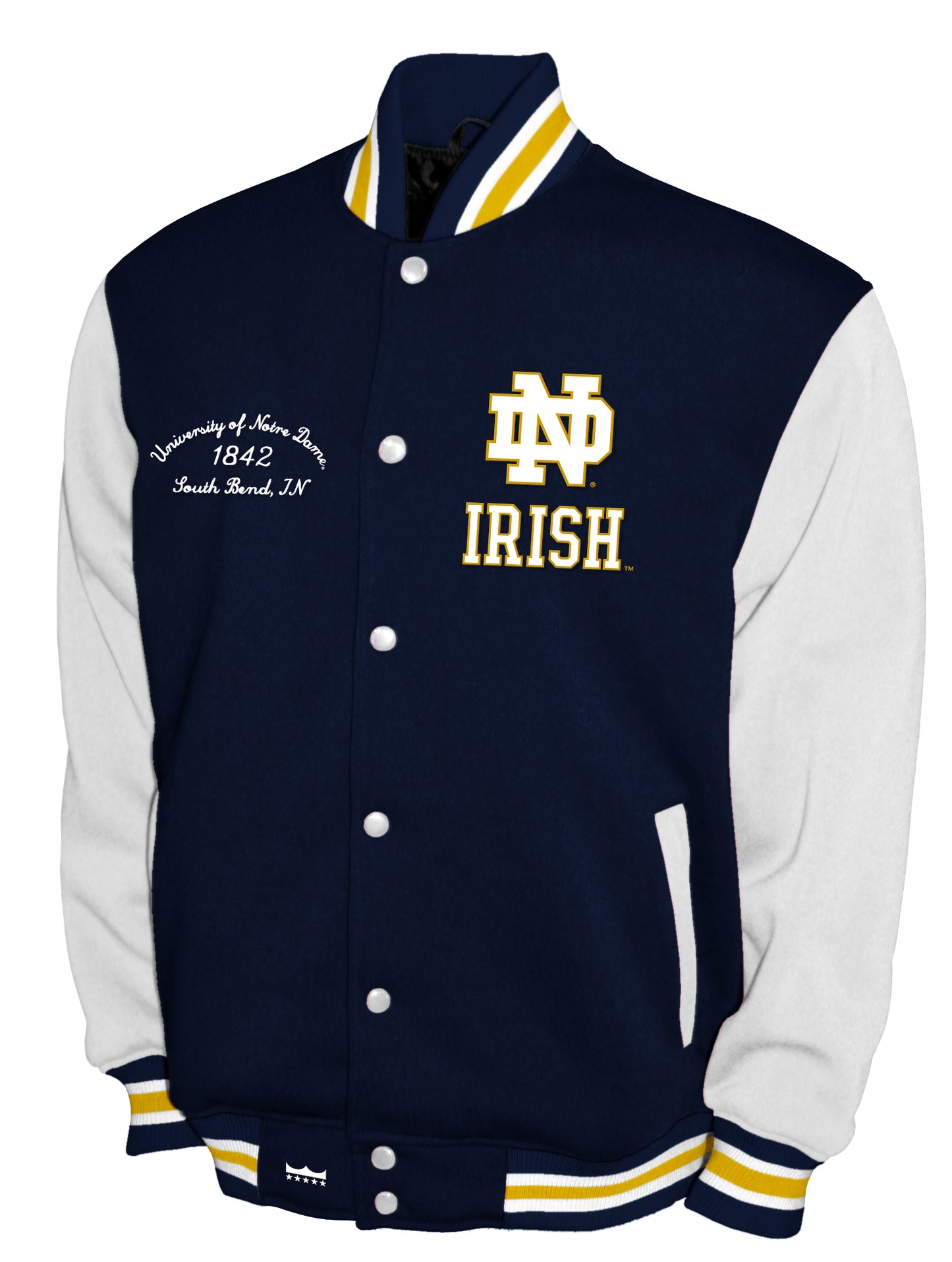 Notre Dame Fighting Irish Franchise Club Varsity Fleece Jacket