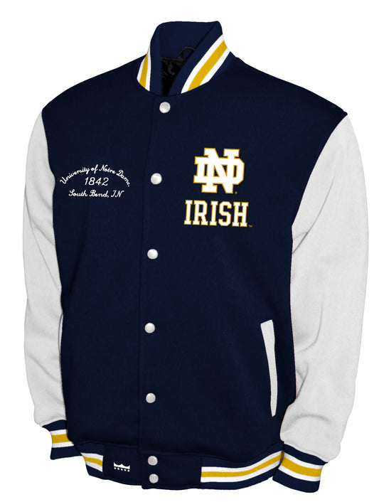 Notre Dame Fighting Irish Franchise Club Varsity Fleece Jacket