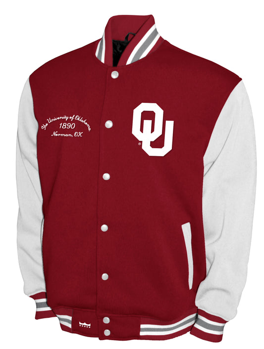 Oklahoma Sooners Franchise Club Varsity Fleece Jacket