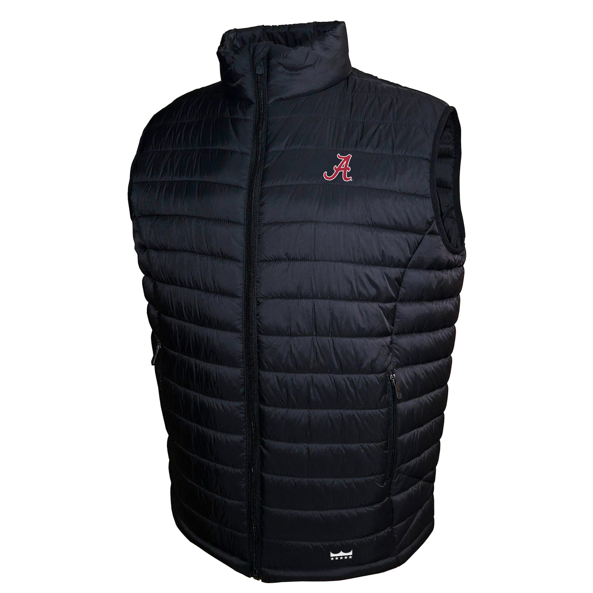 Alabama Crimson Tide Franchise Club Mens NCAA Team Packable Vest Black