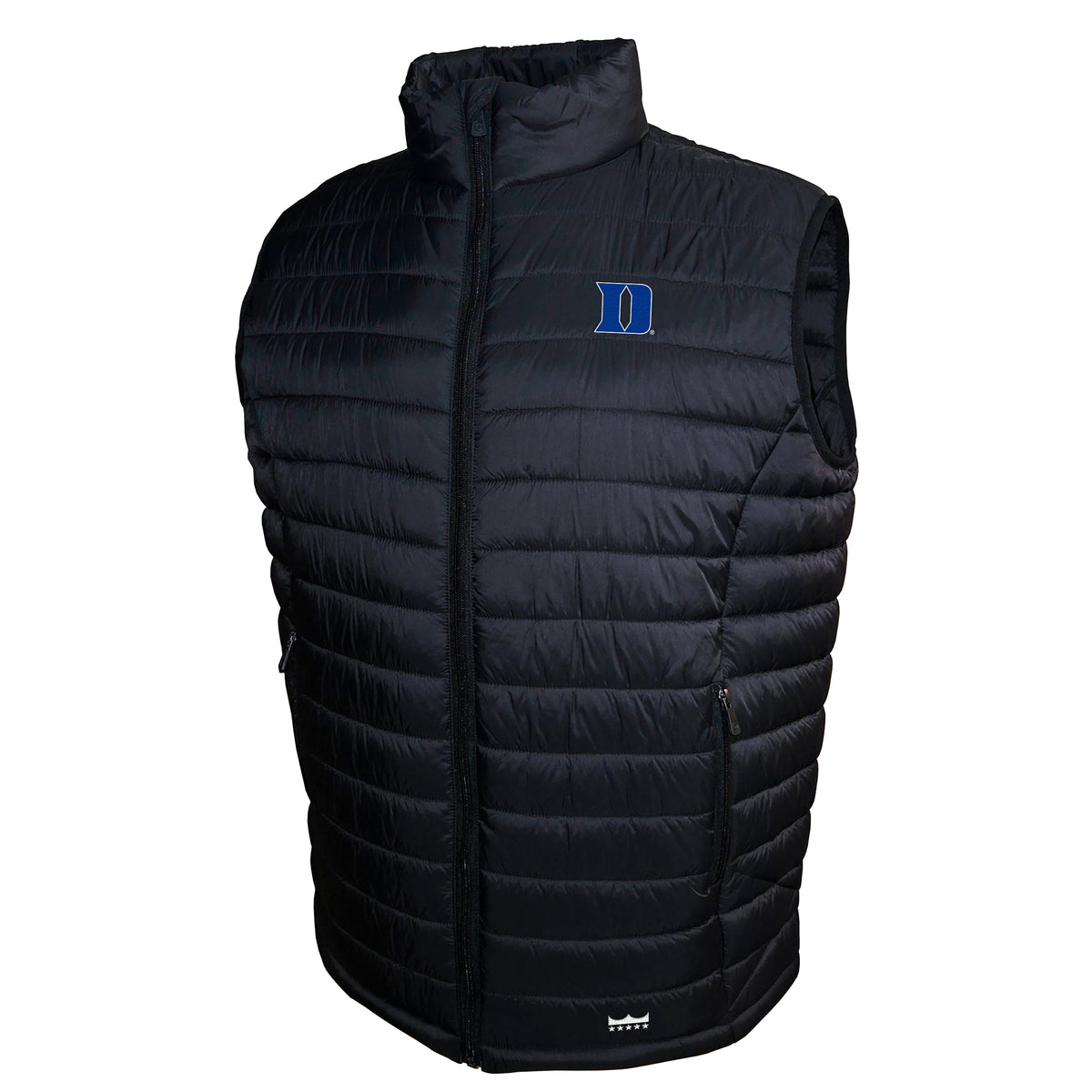 Duke Blue Devils Franchise Club Mens NCAA Team Packable Vest Black