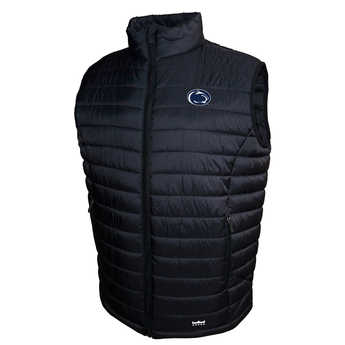 Penn State Nittany Lions Franchise Club Mens NCAA Team Packable Vest Black