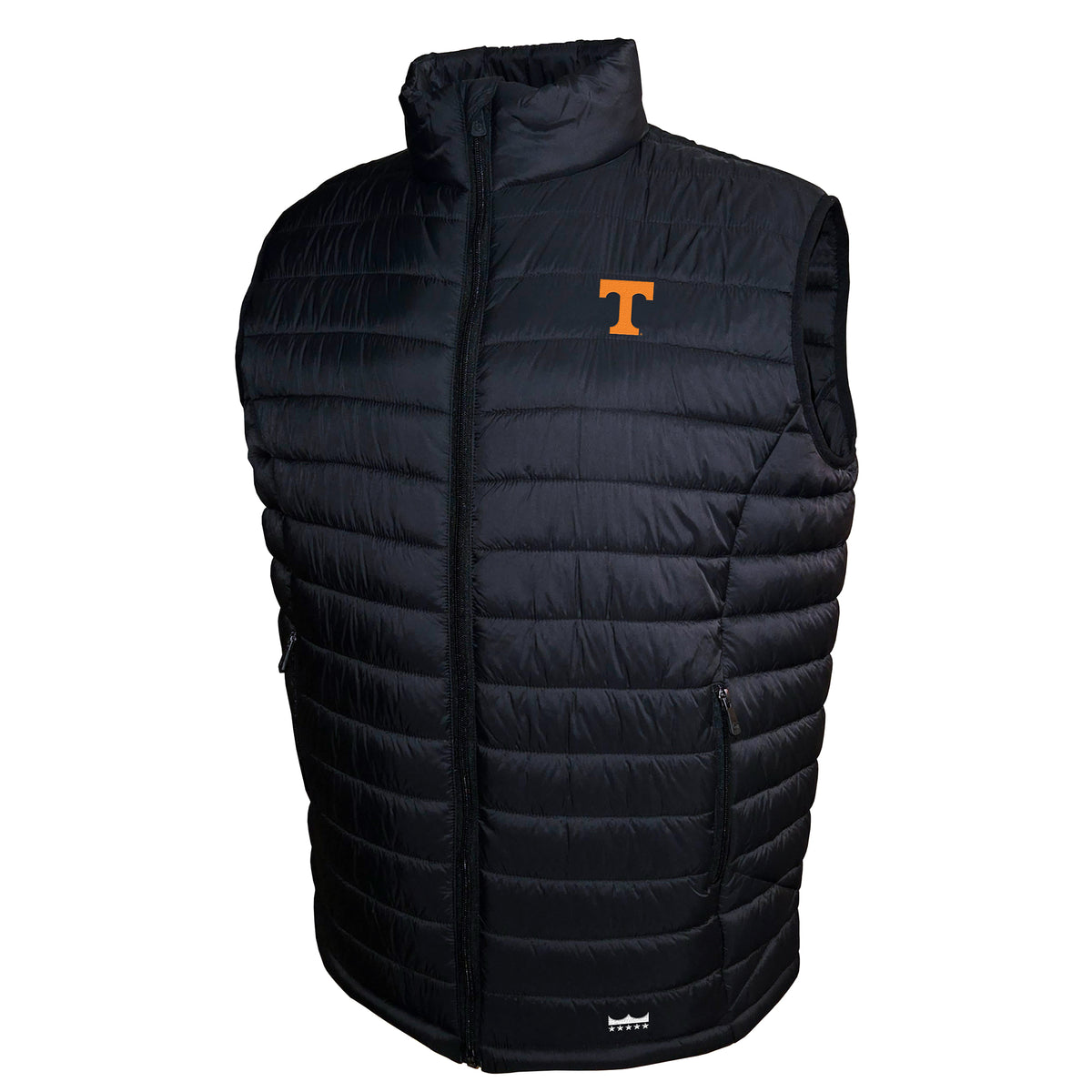 Tennessee Volunteers Franchise Club Mens NCAA Team Packable Vest Black