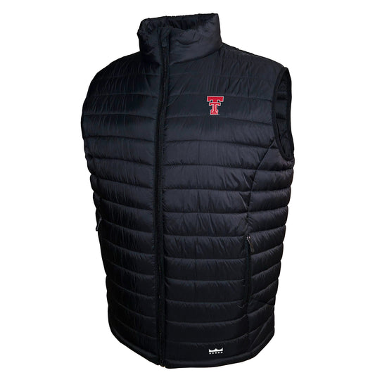 Texas Tech Red Raiders Franchise Club Mens NCAA Team Packable Vest Black