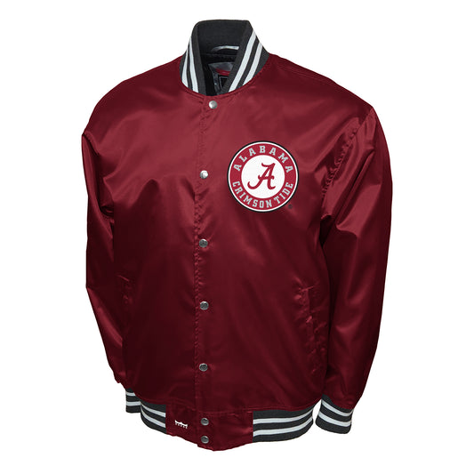 Alabama Crimson Tide Mens Franchise Club Classic Satin Jacket