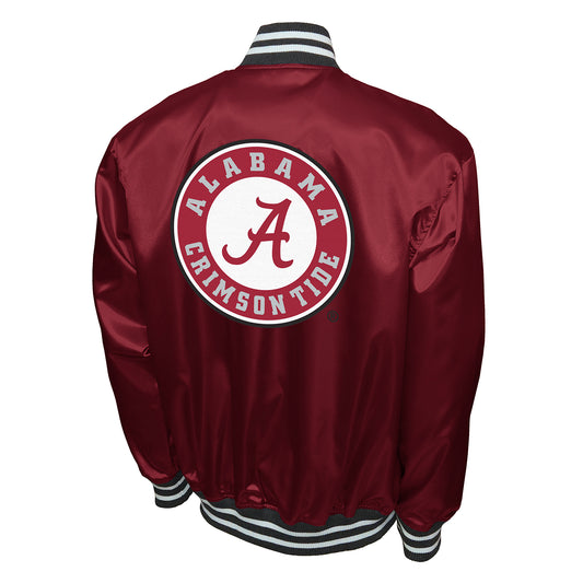 Alabama Crimson Tide Mens Franchise Club Classic Satin Jacket