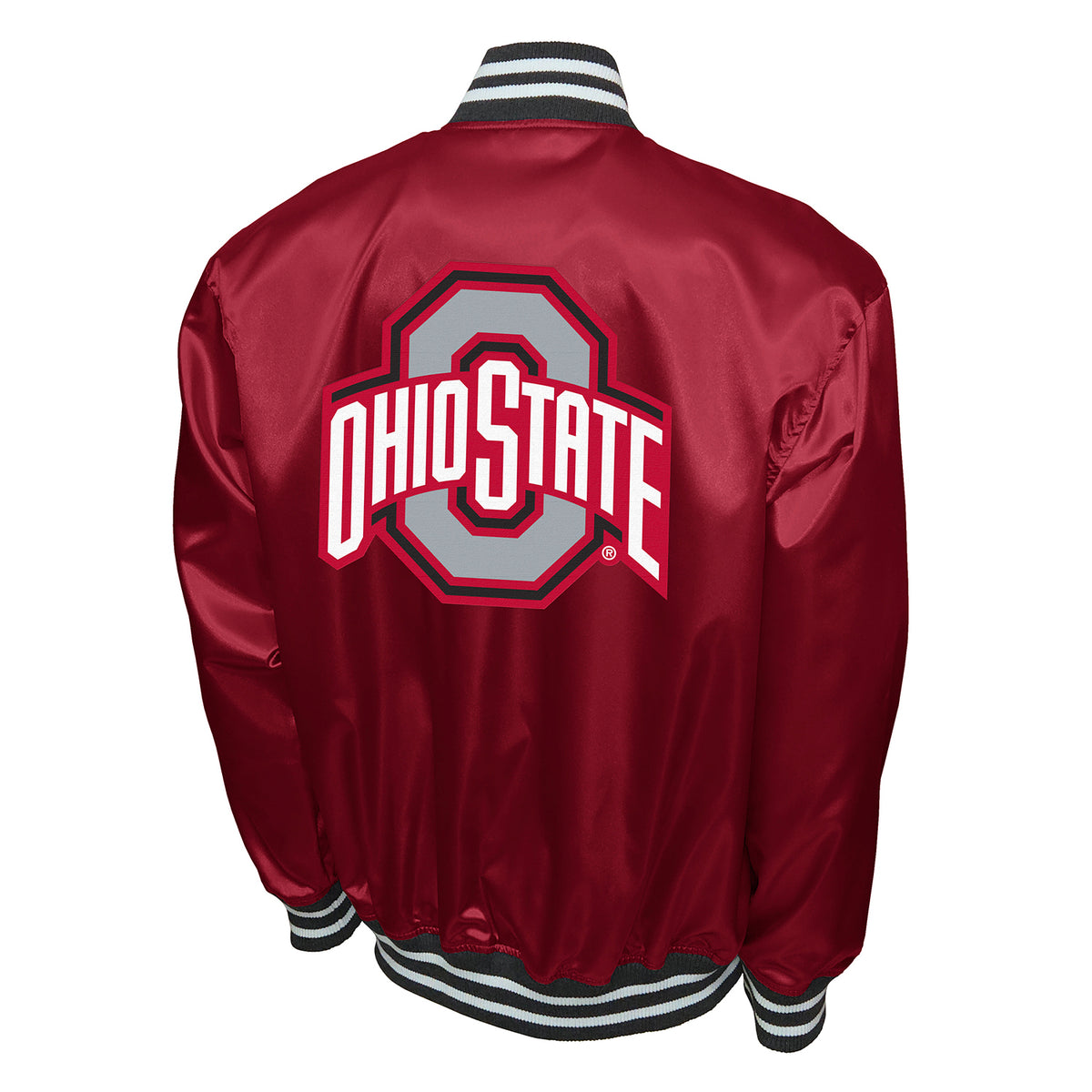 Ohio State Buckeyes Mens Franchise Club Classic Satin Jacket