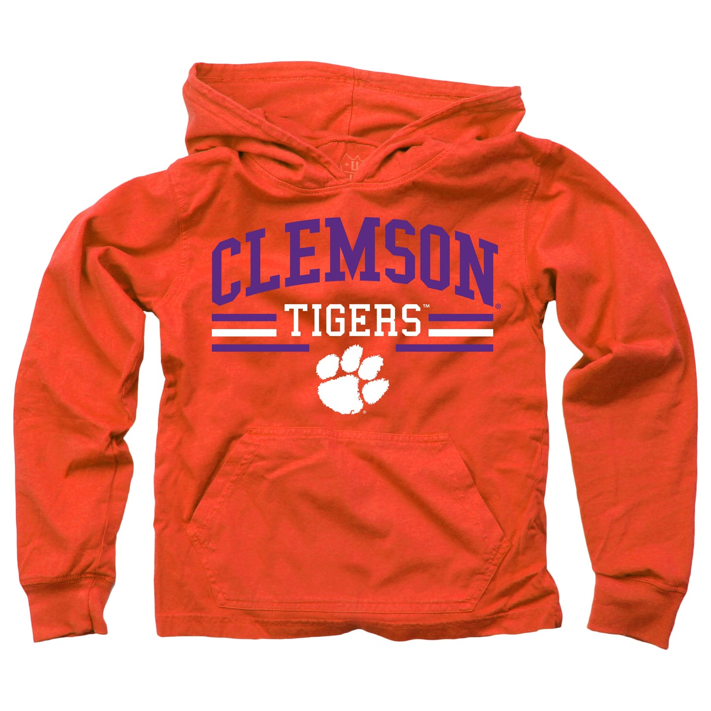 Clemson Tigers Wes and Willy Toddler Long Sleeve Hooded T-Shirt